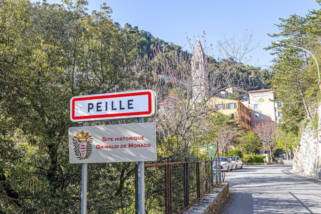 PeilleHavre De Paix Et Vue Exceptionnelle Proche Monaco别墅 外观 照片